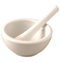 Pilon et mortier en porcelaine Vogue 150mm