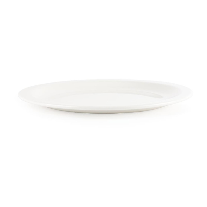 Assiettes Nova Churchill Whiteware 230mm (lot de 24)