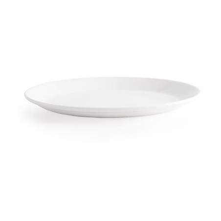 Plateaux ovales blancs Churchill Whiteware 305mm (lot de 12)