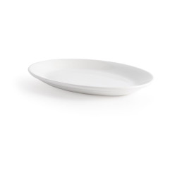 Plateaux ovales blancs Churchill Whiteware 305mm (lot de 12)