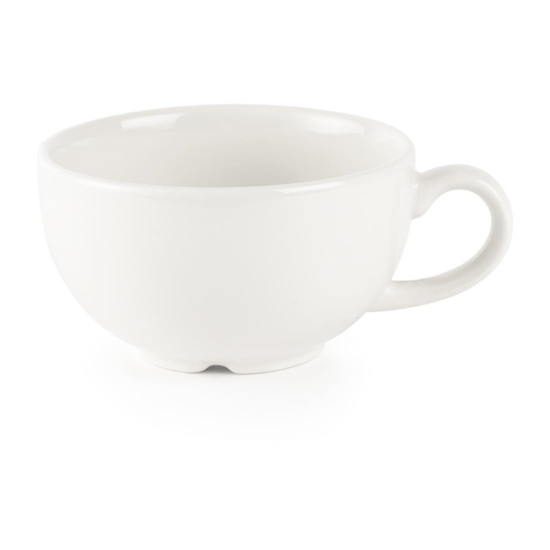 Tasses à cappuccino Churchill Plain Whiteware 227ml (Lot de 24)