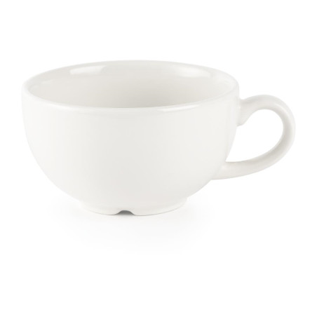 Tasses à cappuccino Churchill Plain Whiteware 227ml (Lot de 24)