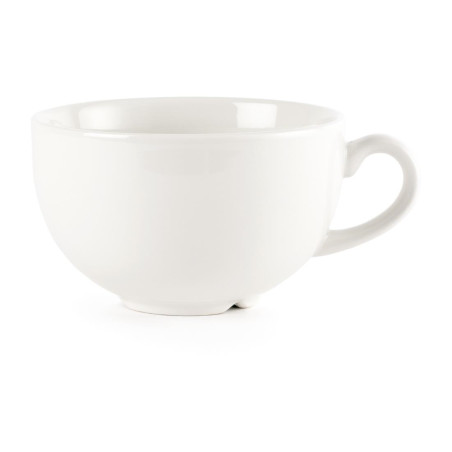 Tasses à cappuccino blanches Churchill Whiteware 340ml (lot de24)