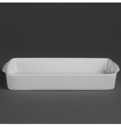Plats à rôtir rectangulaires Olympia Whiteware 305 x 163 mm (lot de 6)