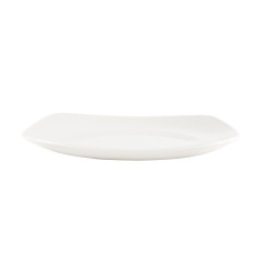 Assiettes blanches Churchill Plain Whiteware X squared 215mm (lot de 12)