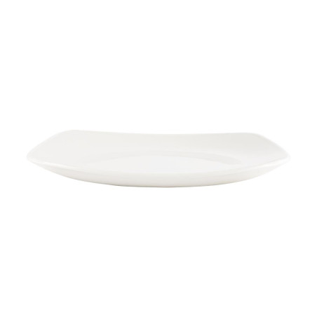 Assiettes blanches Churchill Plain Whiteware X squared 215mm (lot de 12)
