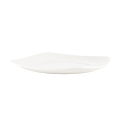 Assiettes blanches Churchill Plain Whiteware X squared 215mm (lot de 12) 