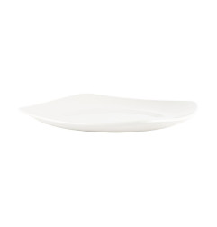 Assiettes blanches Churchill Plain Whiteware X squared 215mm (lot de 12)
