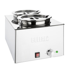 Bain-marie avec pots ronds Buffalo