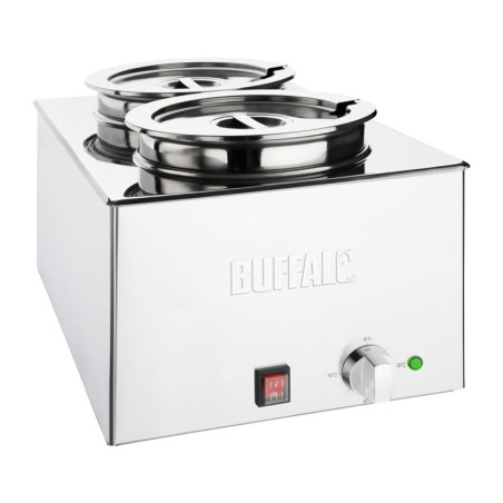 Bain-marie avec pots ronds Buffalo