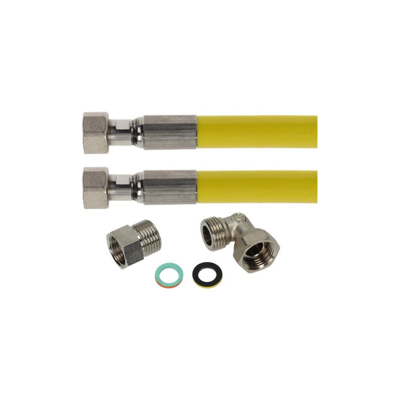 FLEXIBLE TUYAU GAZ TUBOGAZ DN15 ø 1/2"FF + accessoires FLEXIBLE TUYAU GAZ TUBOGAZ DN15 ø 1/2"FF + accessoires