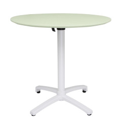 Table pliante en polypropylène Bolero 800mm vert menthe