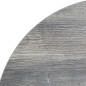 Plateau de table rond pré-percé en mélamine Bolero gris 600 mm
