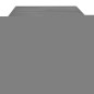 Plateau de table carré en aluminium Bolero gris foncé 700 mm