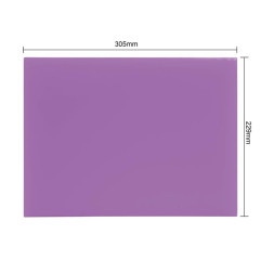 Petite planche à découper haute densité Hygiplas violette 229x305x12mm