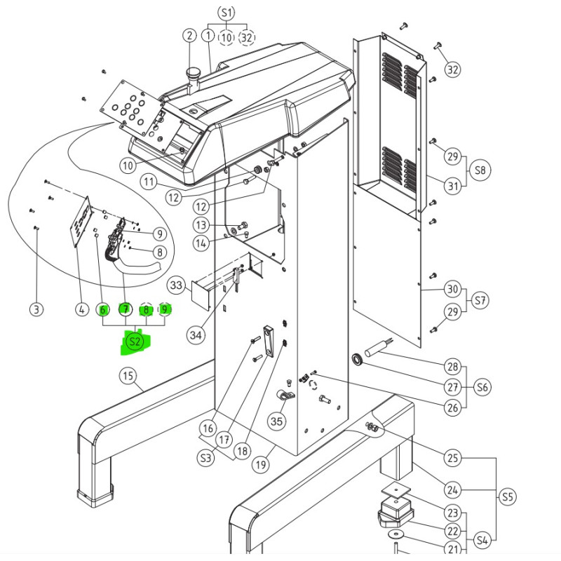 carte de commande monophasé S2 pour batteur MBE40S