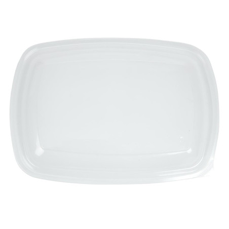 Grands couvercles rectangulaires pour barquettes alimentaires Fastpac 1350ml (lot de 150)