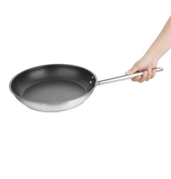 Poêle antiadhésive en inox Vogue Téflon Platinum Plus 280 mm