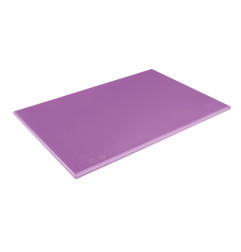 Planche à découper haute densité Hygiplas violette  450x300x12mm
