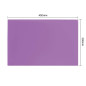 Planche à découper antibactérienne haute densité Hygiplas violette 450x300x10mm