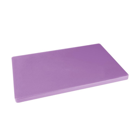 Planche à découper basse densité Hygiplas violette 300x450x20mm