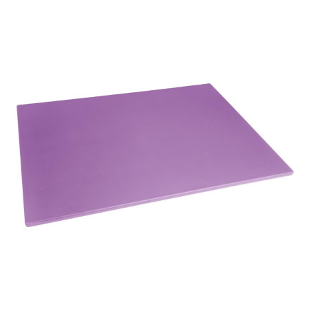 Planche à découper basse densité Hygiplas violette 600x450x10mm