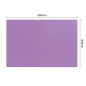 Planche à découper antibactérienne basse densité Hygiplas violette 450x300x10mm