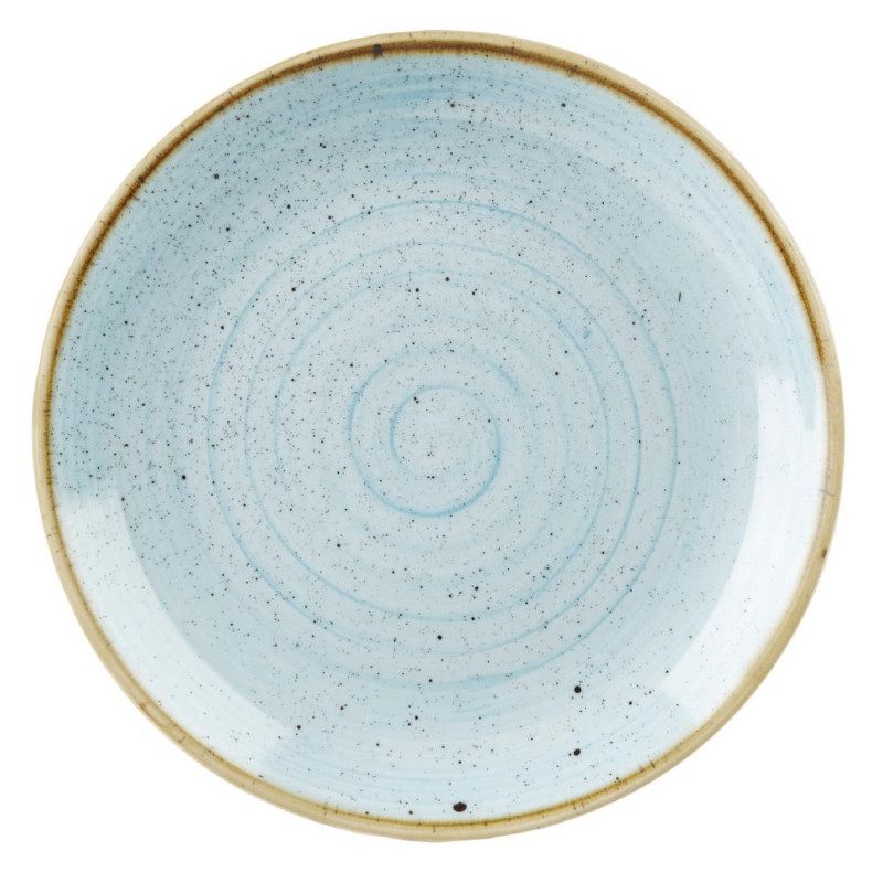 Assiettes rondes Churchill Stonecast Duck Egg Blue 200mm (Lot de 12)