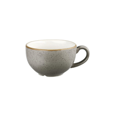 Tasses à cappuccino Churchill Stonecast grises 354ml (lot de 12)