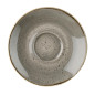Soucoupes à cappuccino Churchill Stonecast Peppercorn Grey 185mm (Lot de 12)