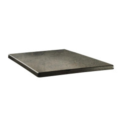 Plateau de table rond Topalit Classic Line 80cm béton