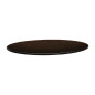 Plateau de table rond Topalit Smartline 70cm wengé