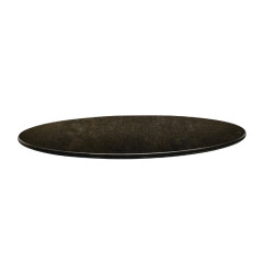 Plateau de table rond Topalit Smartline 70cm cyprus metal