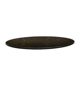 Plateau de table rond Topalit Smartline 70cm cyprus metal