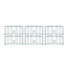 Séparateurs d'étagère Super Erecta Metro 460 x 203mm (lot de 4)