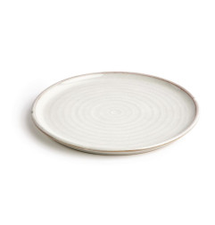Assiettes plates blanc Murano Olympia Canvas 26,5 cm  (Lot de 6)