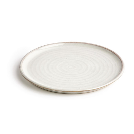 Assiettes plates blanc Murano Olympia Canvas 26,5 cm  (Lot de 6)