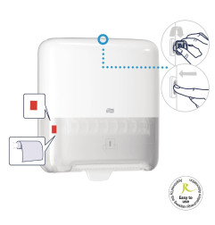 Distributeur de bobine d'essuie-mains Tork Matic blanc