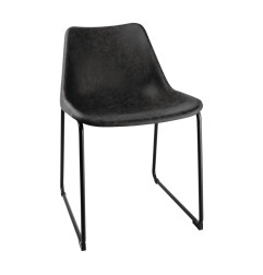 Chaises Bolero Rodeo noires (lot de 2)