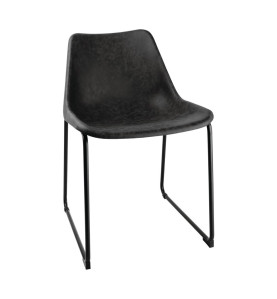 Chaises Bolero Rodeo noires (lot de 2)