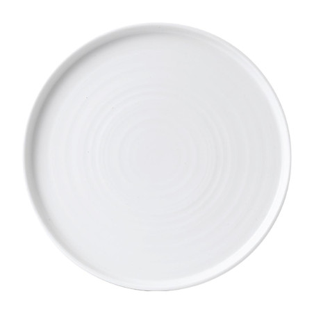 Assiettes avec rebord Churchill Chefs blanches 260mm (lot de 6)