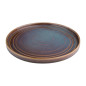 Assiettes plates rondes irisées Olympia Cavolo 270mm (lot de 4)