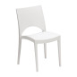 Chaise empilable d'extérieur / intérieur Sol blanche Chaise empilable d'extérieur / intérieur Sol blanche