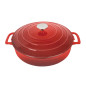 Cocotte en fonte ronde Vogue 3,5L rouge