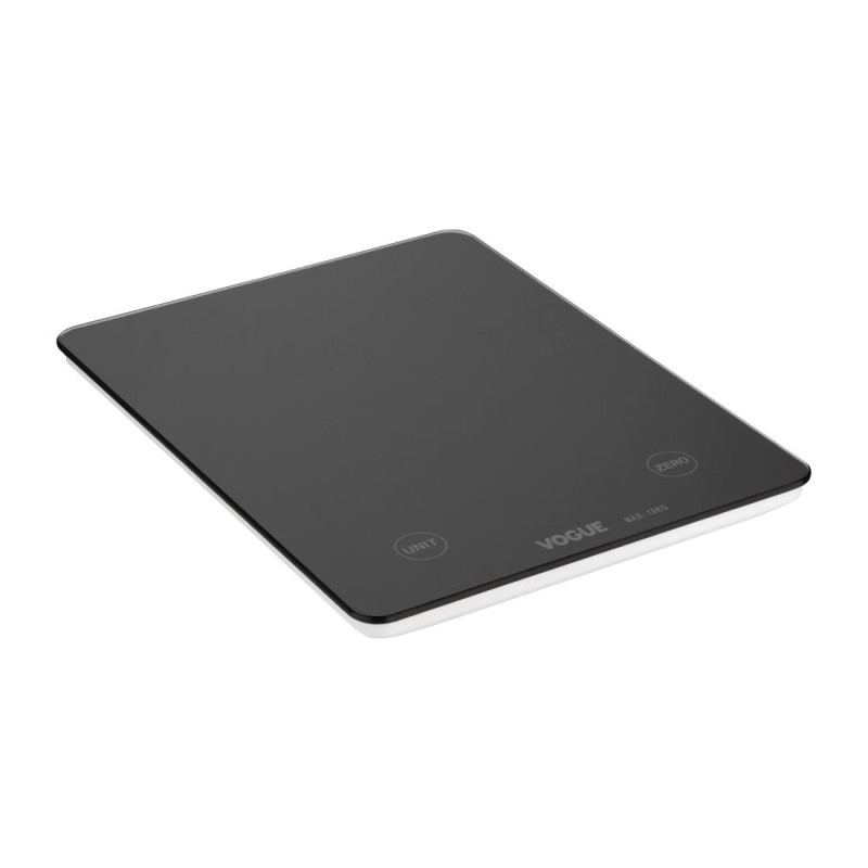 Balance digitale rectangulaire Vogue noire 10kg Balance digitale rectangulaire Vogue noire 10kg