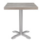 Pied de table en fonte Bolero gris Pied de table en fonte Bolero gris