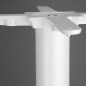 Pied de table en fonte Bolero blanc Pied de table en fonte Bolero blanc