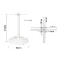 Pied de table en fonte Bolero blanc Pied de table en fonte Bolero blanc