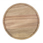 Assiette ronde en acacia Olympia 200mm 