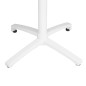 Table pliante en polypropylène Bolero 800mm blanche Table pliante en polypropylène Bolero 800mm blanche